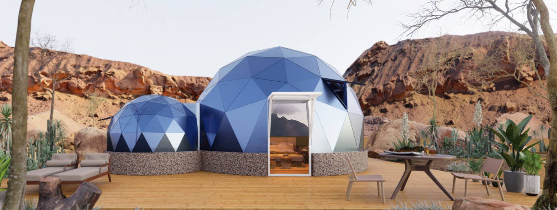 平川区球形智能光伏玻璃星空房